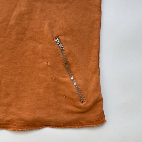 G. By Guess Men’s T-Shirt Loose Fit Zip Pockets W/ Holes All-Over Size XL - Picture 2 of 7